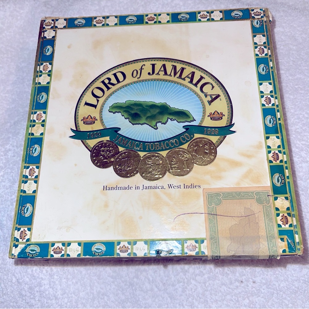 Cigar Box Collectors! Vintage Lord of Jamaica Cigar Box
